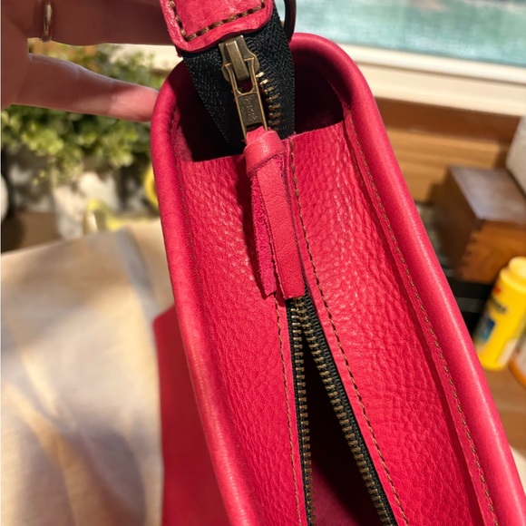Fushia Small Slim Avery  Crossbody Bag - Picture 3 of 3